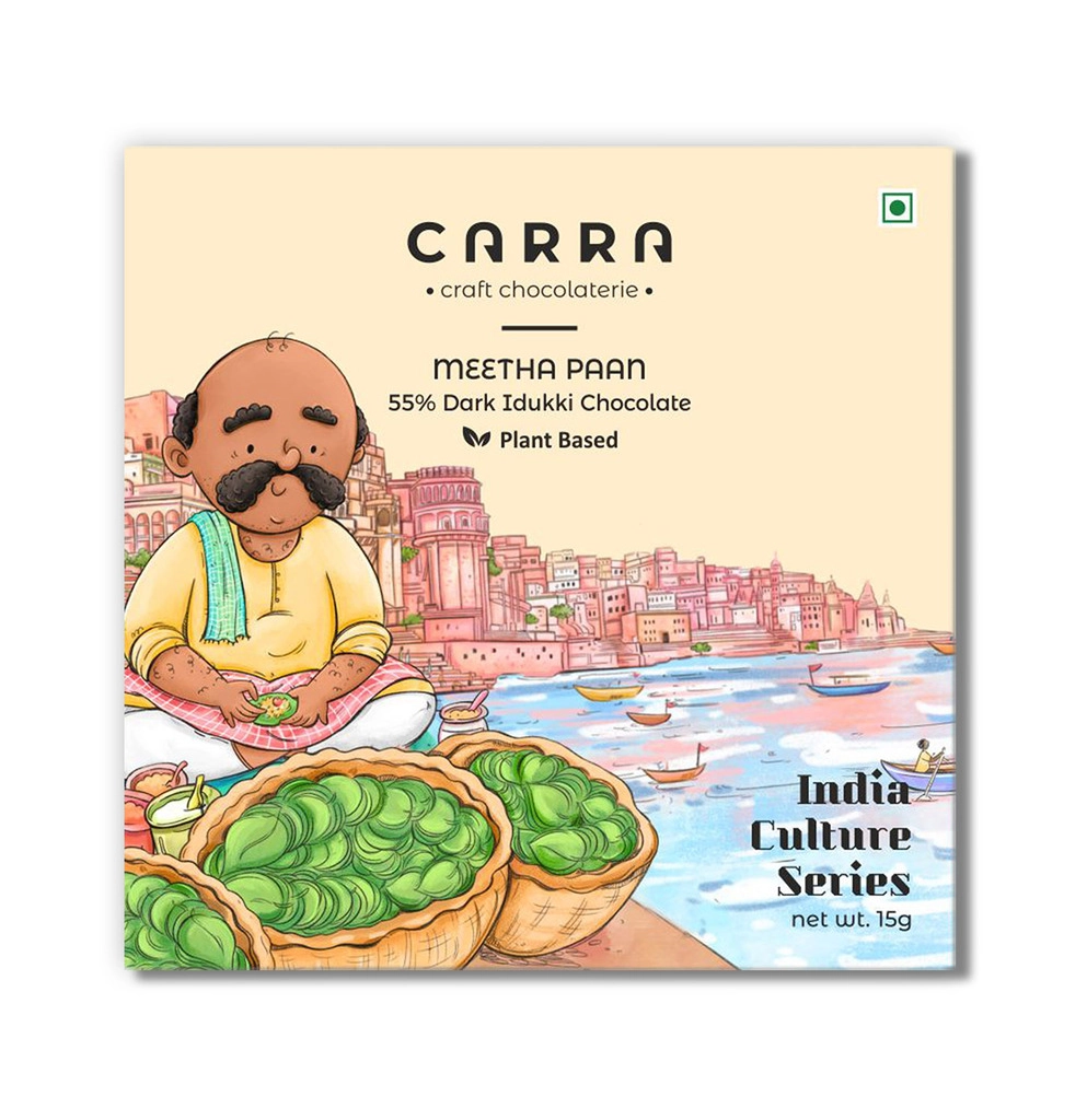 Carra Meetha Paan 55% Dark Chocolate