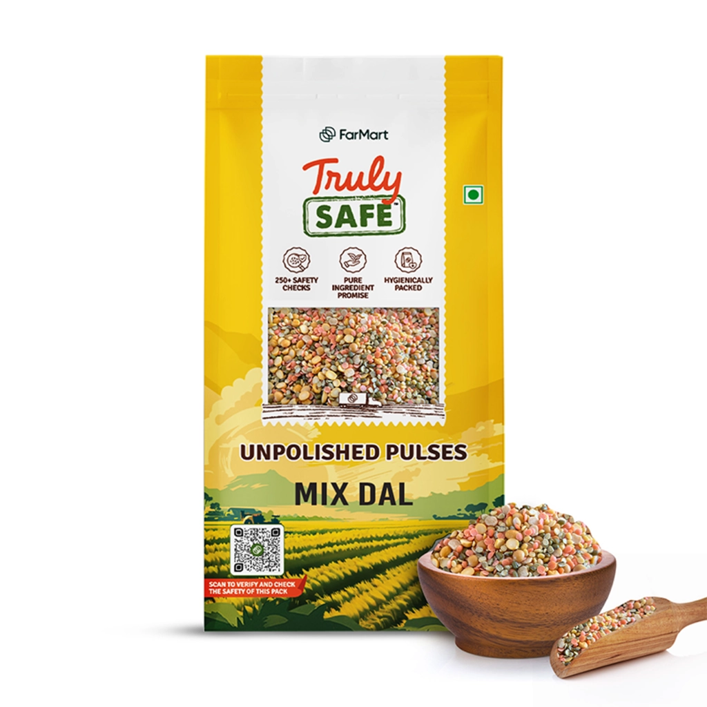 Farmart Truly Safe Unpolished Mix Dal