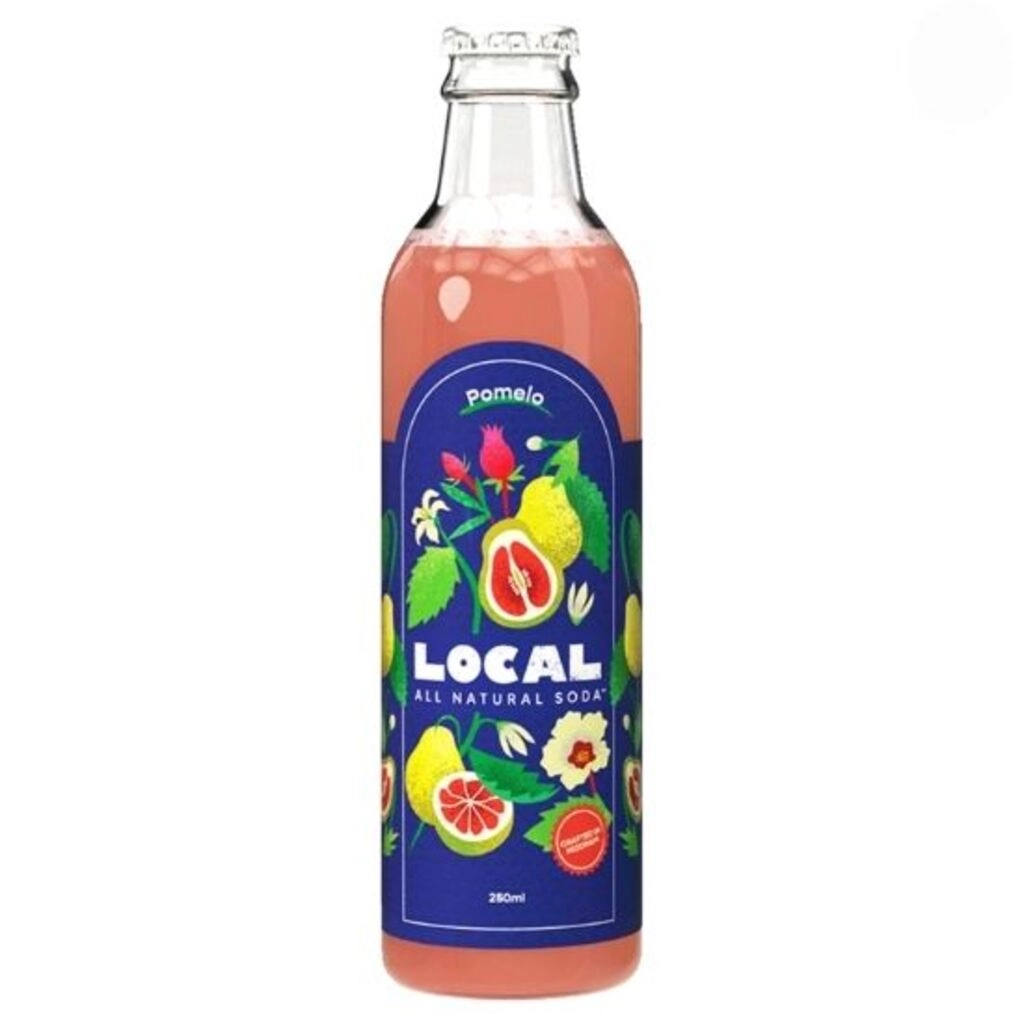 Local All Natural Pomelo Soda