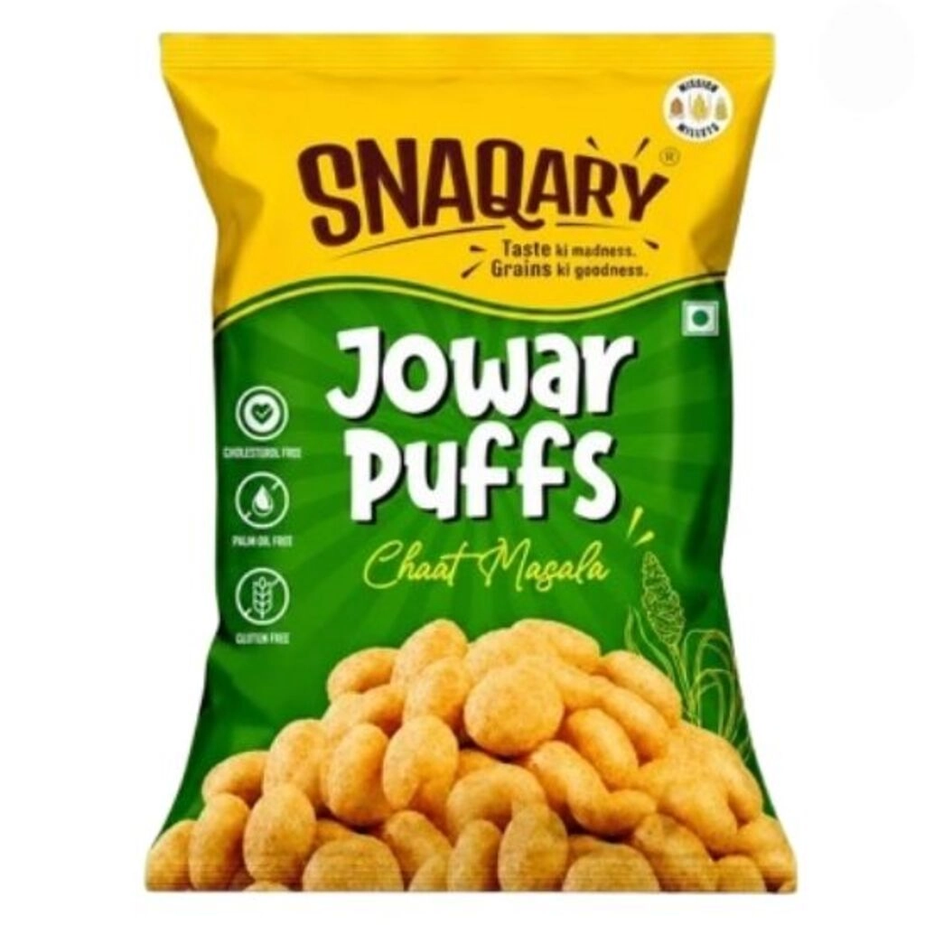 Snaqary Chaat Masala Jowar Puffs