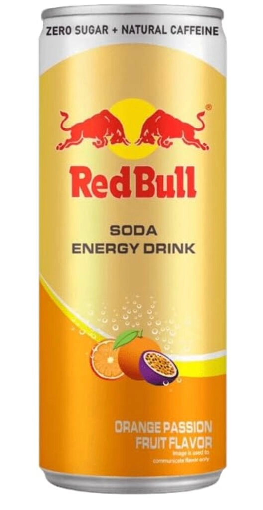 Orange Passion Fruit Flavour Soda Energy Drink