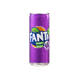 Grape Soft Drink Can Imported