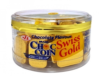 Choc Coin Swiss Gold