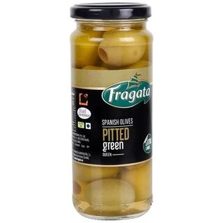 Pitted Green Queen Olives