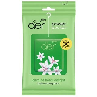 Aer Power Pocket Bathroom Freshener Jasmine Floral Delight