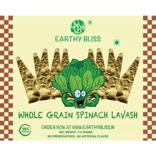 Whole Grain Spinach Lavash