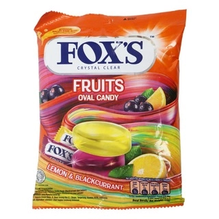 Crystal Clear Fruits Oval Candy Lemon & Blackcurrant