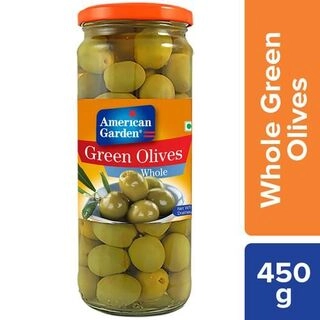 Green Olives Whole 450Gm