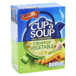 Cup A Soup With Croutons Cream Of Vegetable