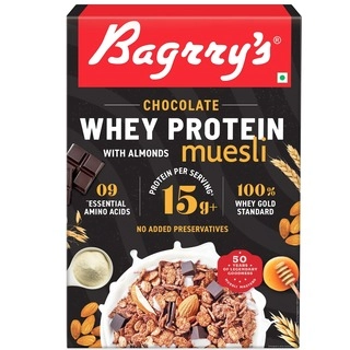 Chocolate Whey Protein Muesli With Almonds