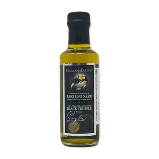 Extra Virgin Olive Oil Dressing With Black Truffle Pieces And Flavour