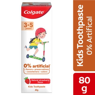 Natural Strawberry Toothpaste For Kids 80g 3 To 5