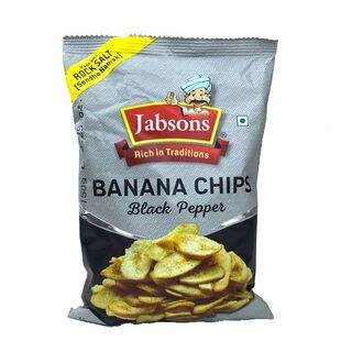 Banana Chips Black Paper
