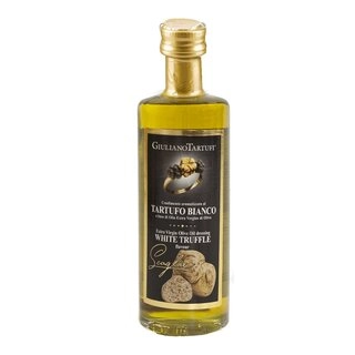 Extra Virgin Olive Oil Dressing With White Truffle Pieces And Flavour