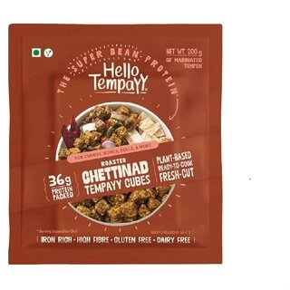 Roasted Chettinad Tempayy Cubes