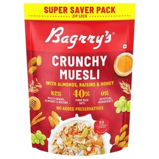 Crunchy Muesli With Almonds, Raisins & Honey