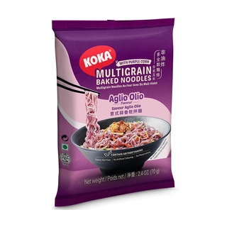 Purple Corn Multigrain Baked Pack Noodles Aglio Olio