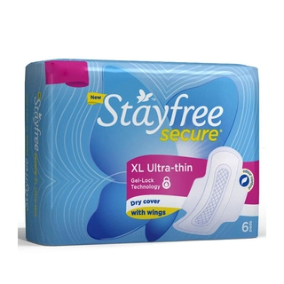 Secure XL Ultra Thin Sanitary Pads 6pc