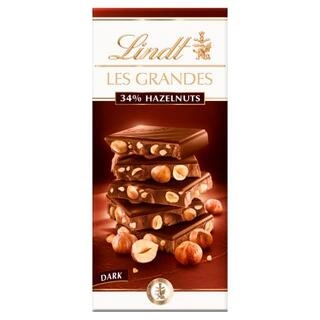 Les Grandes 34 Hazelnuts Dark Chocolate