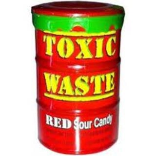 Toxic Waste Red Sour Candy