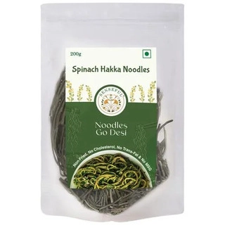 Spinach Hakka Noodles