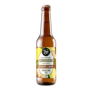 Ginger Lemon Sparkling Fermented Tea