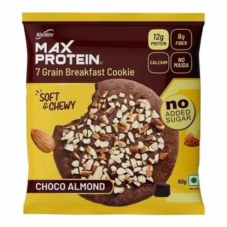 Max Protein Choco Almond 7Grain Breakfast Cookie Soft & Chewy