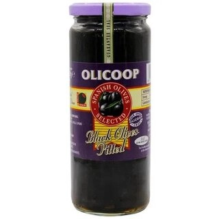 Spanish Black Pitted Olives