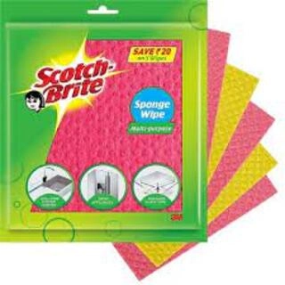 Scotch.Wipe Sponge{5Pc}1Pkt