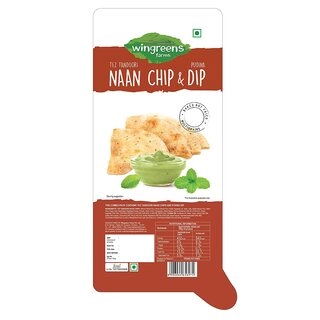 Farms Tez Tandoori Naan Chips & Pudina Dips ( Pack of 1
