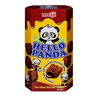 Hello Panda Cocoa Biscuits With Chocolate Flavoured Filling