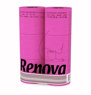 Pink 2 Ply Toilet Rolls 6pc