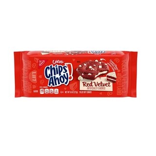 Chips Ahoy Red Velvet Filled Soft Cookies