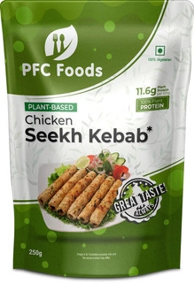 Plant Based Chicken Seekh Kabab
