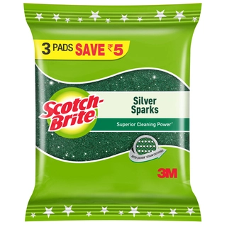 Scotch.Scrub Pad{7X10Cm}3Pc