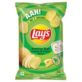 American Style Cream & Onion Flavour Chips