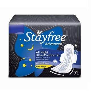 Advanced All Night Ultra Soft XXL Wings Sanitary Pads 7pc