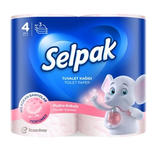 Perfumed 3 Ply Toilet Rolls 4pc