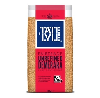 Tate & Lyle Fairtrade Unrefined Demerara Pure Cane Sugar