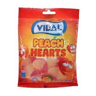 Peach Hearts Gummy Candy