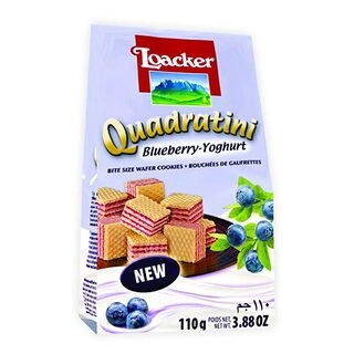 Quadratini Blueberry Yoghurt Bite Size Wafer
