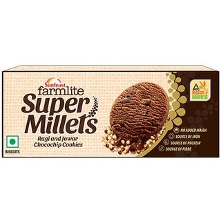 Farmlite Super Millets Ragi & Jowar Chocochip Cookies