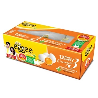 Eggee Provita Plus omega 3 - White Eggs 10Pcs