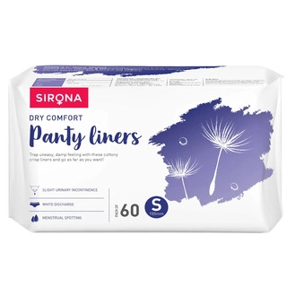Dry Comfort Panty Liners Small Sanitary Pads 60pc