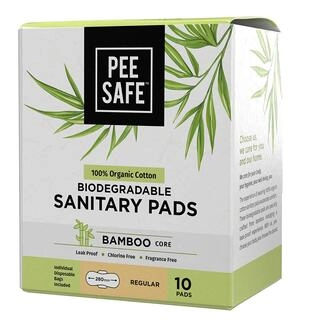 Organic Cotton Biodegradable Regular Sanitary Pads 10pc