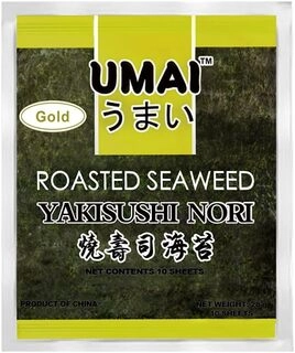 Gold Roasted Seaweed Yakisushi Nori Sheets