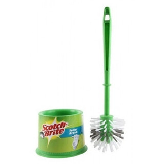 Round Toilet Brush with Holder