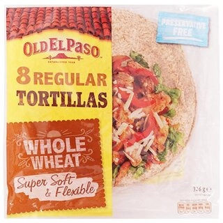 8 Regular Tortillas Whole Wheat