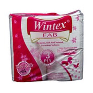 Fab 3 Ply Toilet Rolls 4pc
