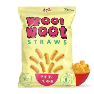 Zingy Curry Straws
